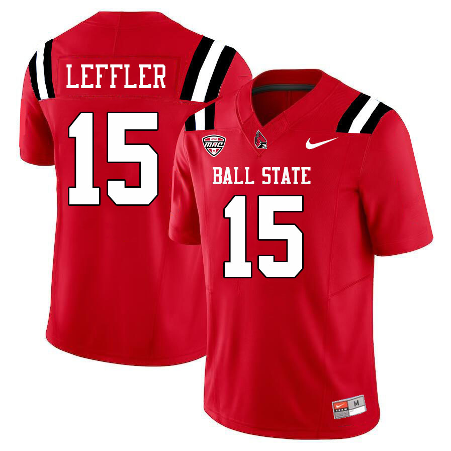 Aidan Leffler Ball State Jersey,Ball State Cardinals #15 Aidan Leffler Jersey Youth College-Cardinal